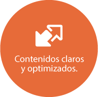 precise content and optimizes, Contenidos Claros y optimizados